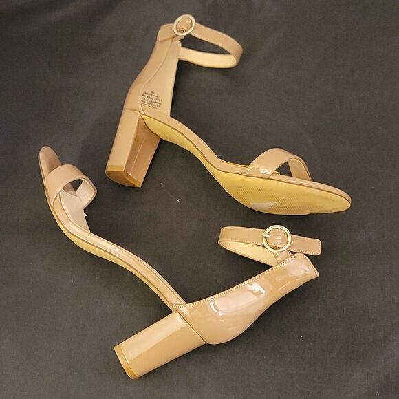 BRAND NEW NINE WEST LOW BLOCK-HEEL ADJUSTABLE BUCKLE WOMEN'S SANDAL - Picture 8 of 15